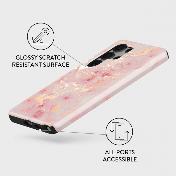Burga Samsung Galaxy S25 Ultra Skal Tough Golden Coral