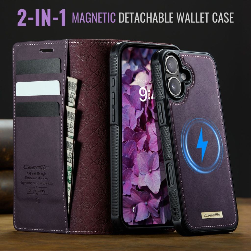 CaseMe iPhone 17 Fodral C49 Series Lila