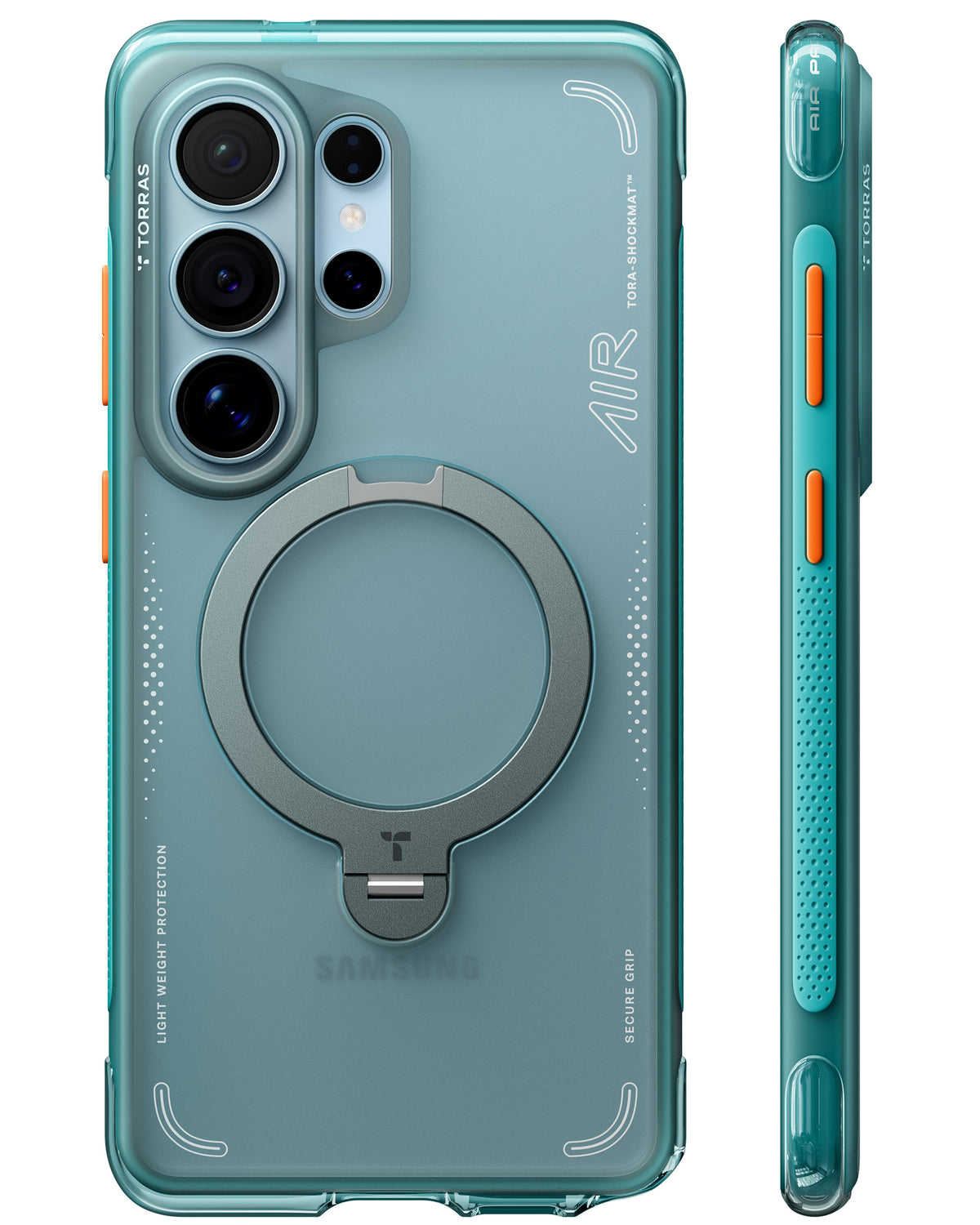 Torras Samsung Galaxy S26 Ultra Skal Ostand Q3 Air Glacier Sprint