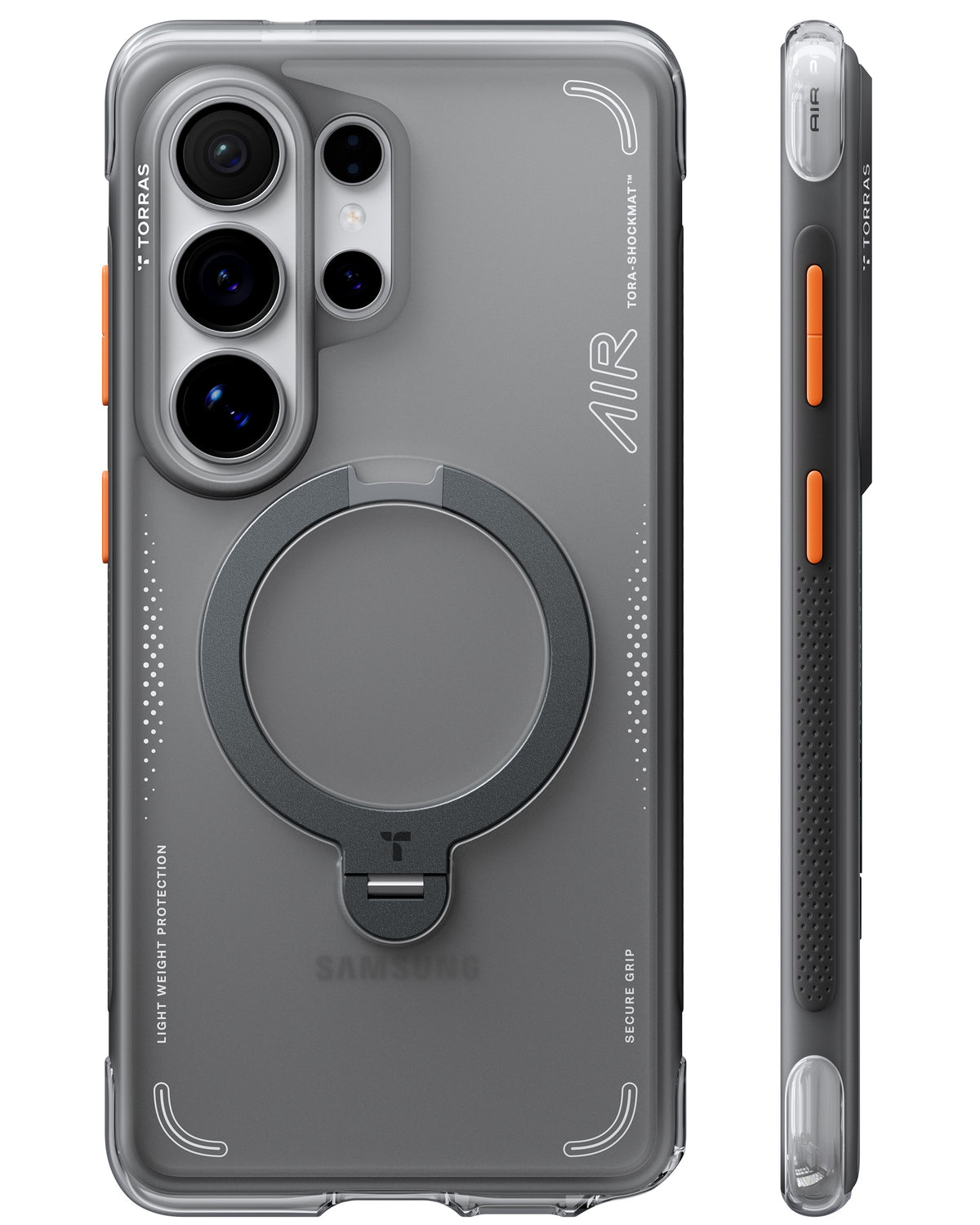 Torras Samsung Galaxy S26 Ultra Skal Ostand Q3 Air Shadow Black