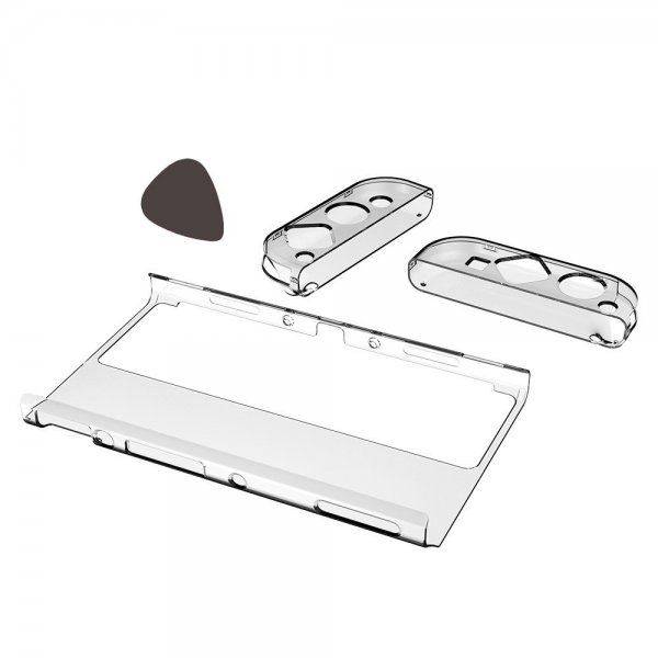 Dobe 3-i-1 Transparent Skal för Nintendo Switch OLED