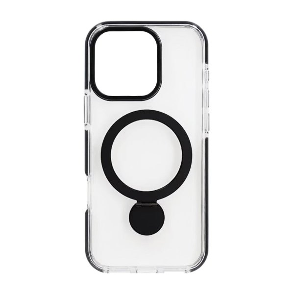 iPhone 16 Pro Skal Ringstativ MagSafe Svart