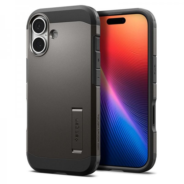 Spigen iPhone 17 Skal Tough Armor T MagFit Gunmetal