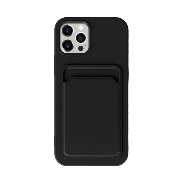 iPhone 14 Pro Skal Korthållare Svart