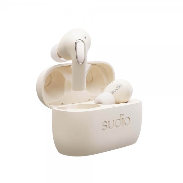 Sudio E2 Trådlösa Hörlurar In-Ear TWS ANC Chalk