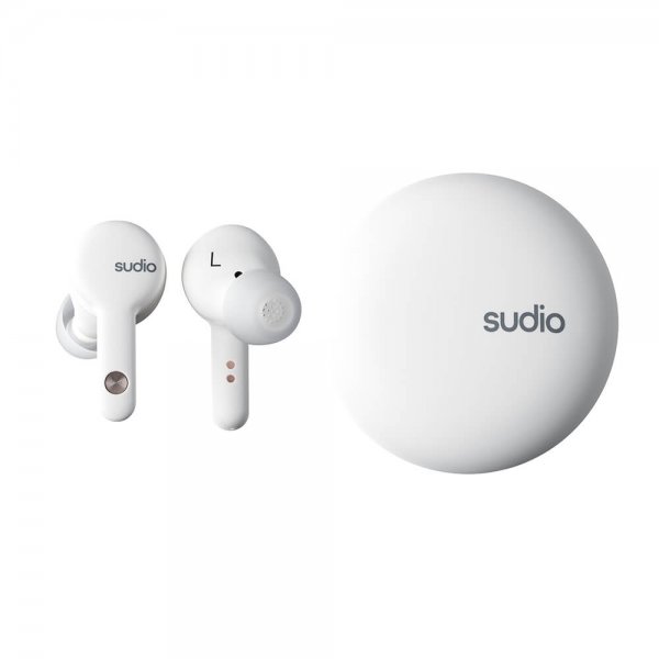 Sudio Hörlurar In-Ear A2 True Wireless ANC Vit