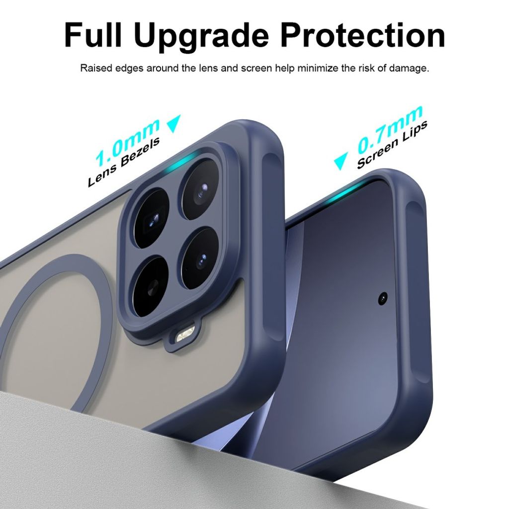 Xiaomi 17T Pro Skal Frostad MagSafe Blå