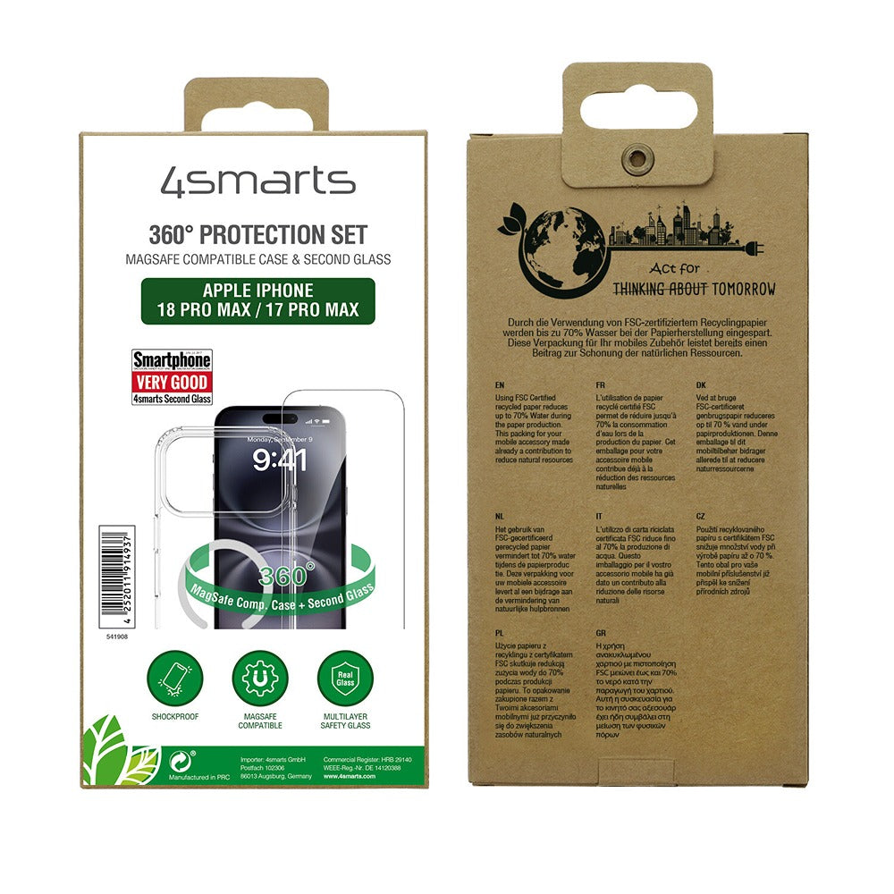 4smarts iPhone 17 Pro Max/iPhone 18 Pro Max 360 Protection Set