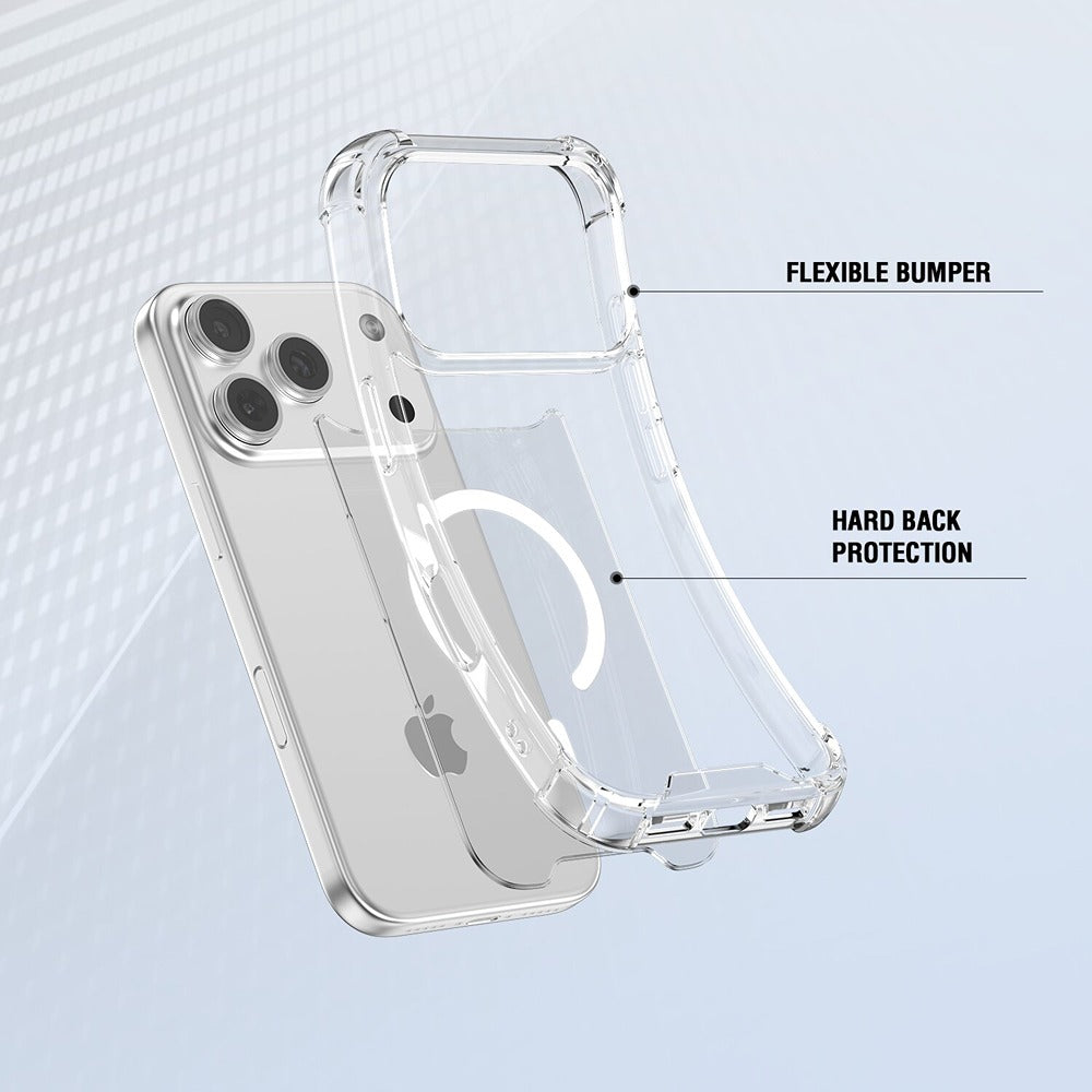 4smarts iPhone 17 Pro Max/iPhone 18 Pro Max Skal Ibiza MagSafe Transparent