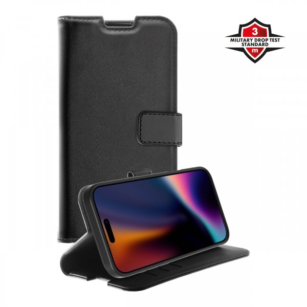 X2O iPhone 17 Pro Max Fodral Classic Wallet Svart