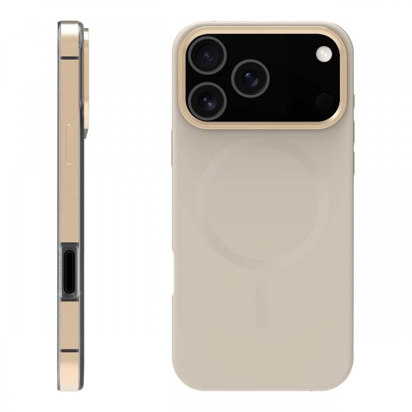 X2O iPhone 17 Pro Skal Mag Metal Guld