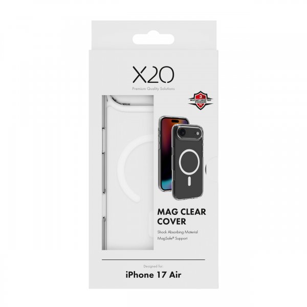 X2O iPhone Air Skal Mag Clear Transparent