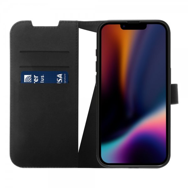 X2O iPhone 16e/17e Fodral Classic Wallet Svart