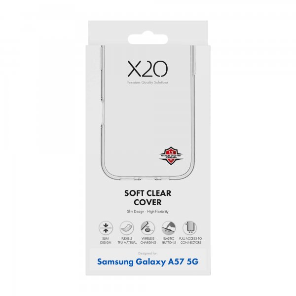X2O Samsung Galaxy A57 Skal Soft Clear Cover Transparent