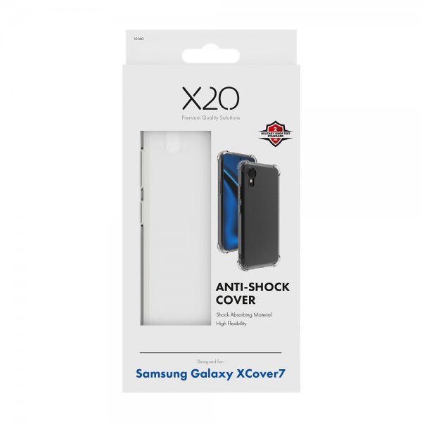 X2O Samsung Galaxy XCover 7 Skal Anti-Shock Transparent
