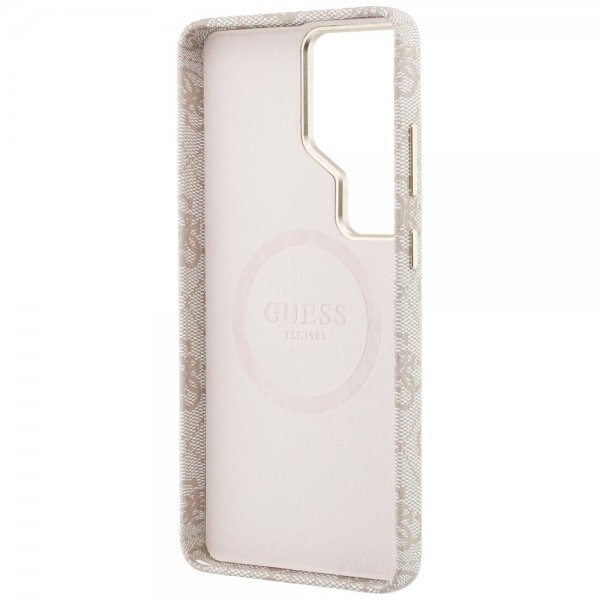 Guess Samsung Galaxy S26 Ultra Skal 4G Round MagSafe Rosa