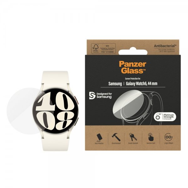 PanzerGlass Samsung Galaxy Watch 6 44mm Skärmskydd Glass