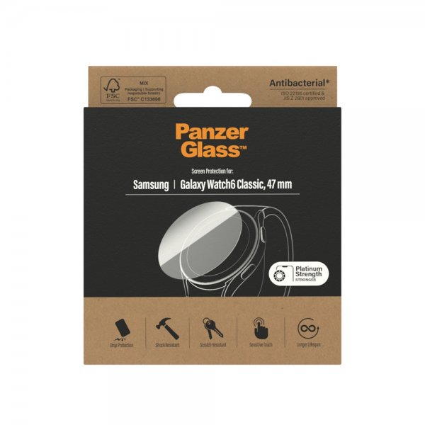 PanzerGlass Samsung Galaxy Watch 6 Classic 47mm Skärmskydd Glass