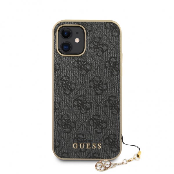 Guess iPhone 12 Mini Skal 4G Charms Grå