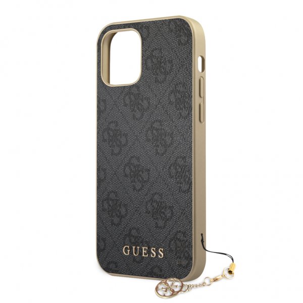 Guess iPhone 12 Pro Max Skal 4G Charms Grå
