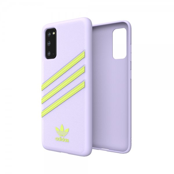 Adidas Samsung Galaxy S20 Skal OR 3 Stripes Snap Case Lila