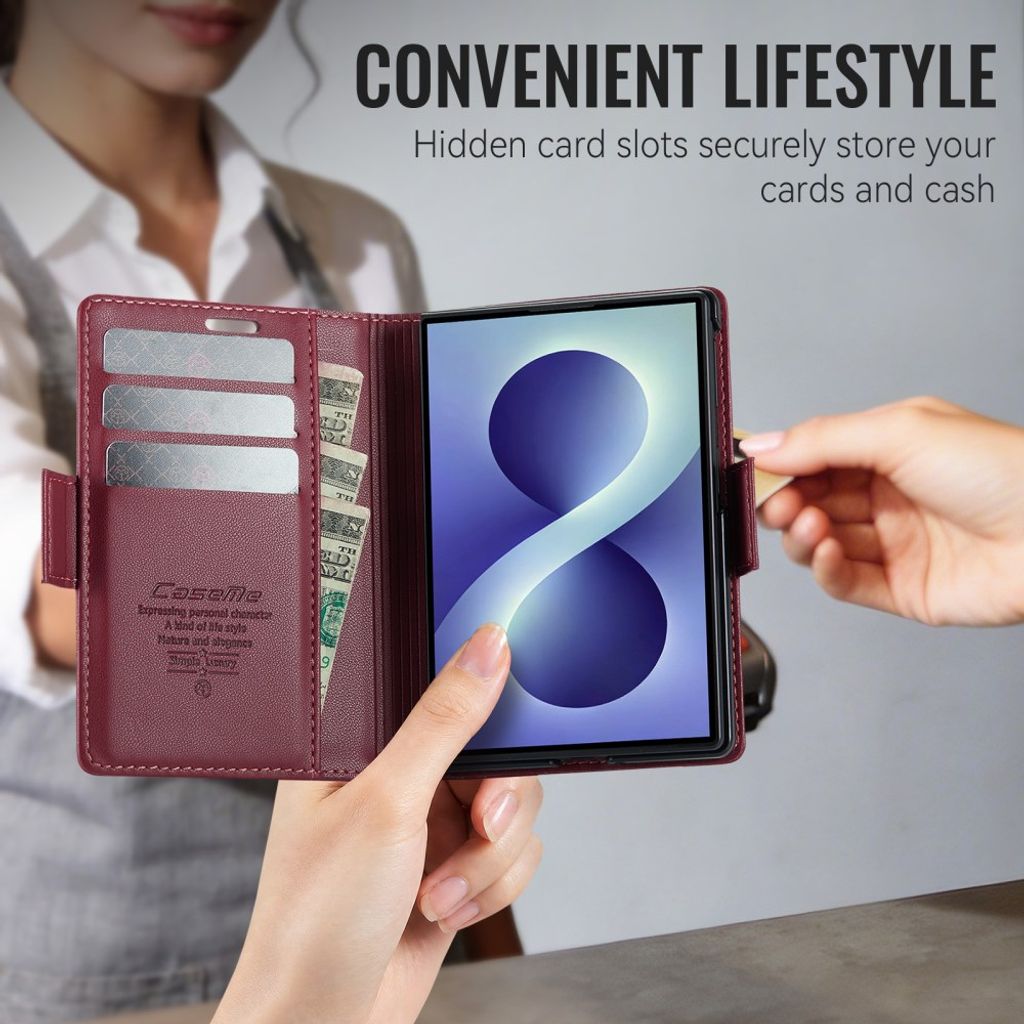 CaseMe Samsung Galaxy Z Fold 8 Fodral 023 Series Röd