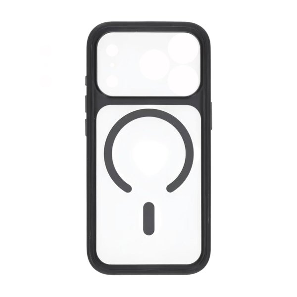 iPhone 17 Pro Max Skal Kamerasarg MagSafe Svart Transparent