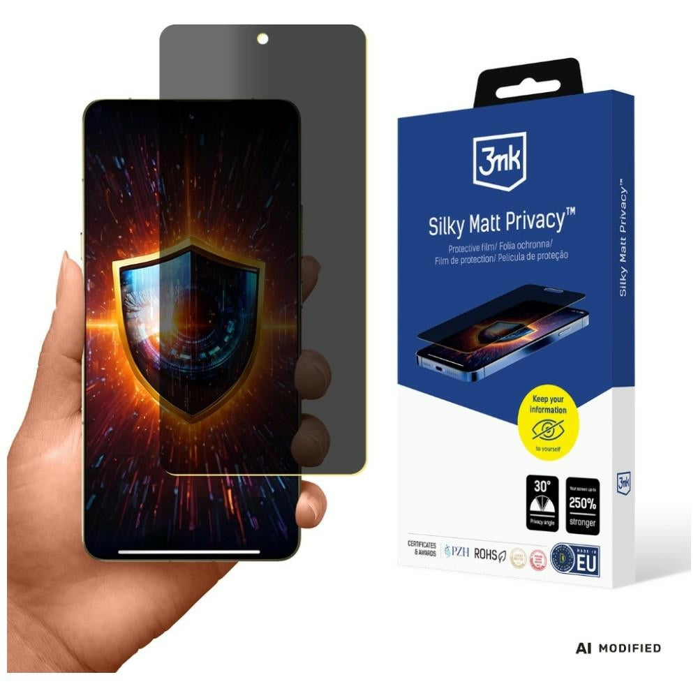 3mk Samsung Galaxy S26 FE Skärmskydd Silky Matt Privacy