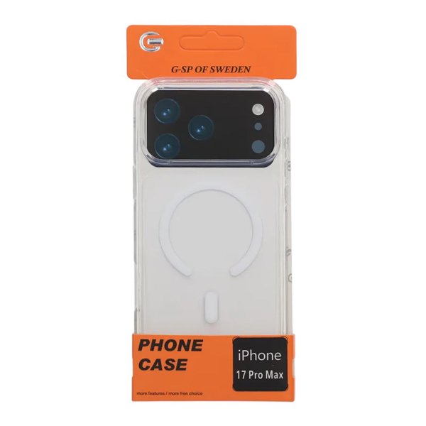 iPhone 17 Pro Max Skal TPU MagSafe Vit