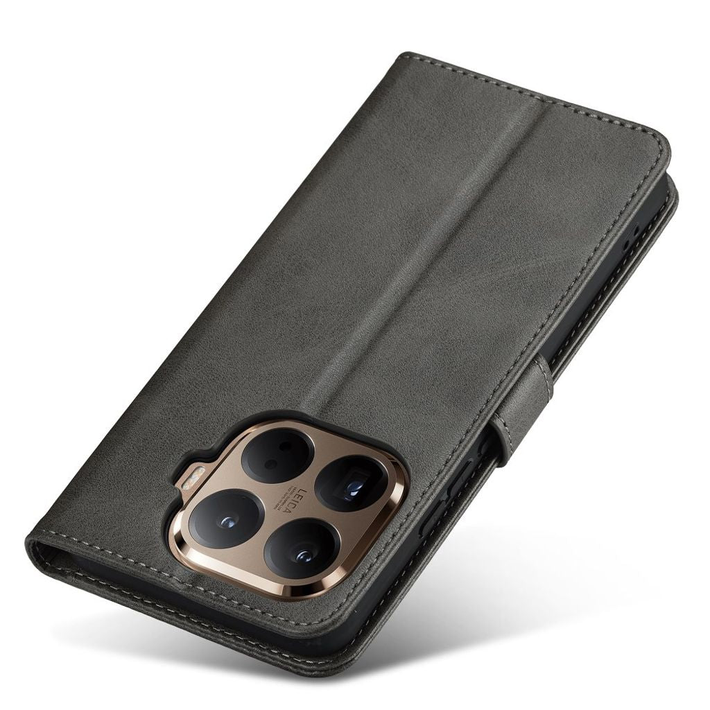 Lc.Imeeke Xiaomi 17T Pro Fodral med Kortfack Stativfunktion Grå