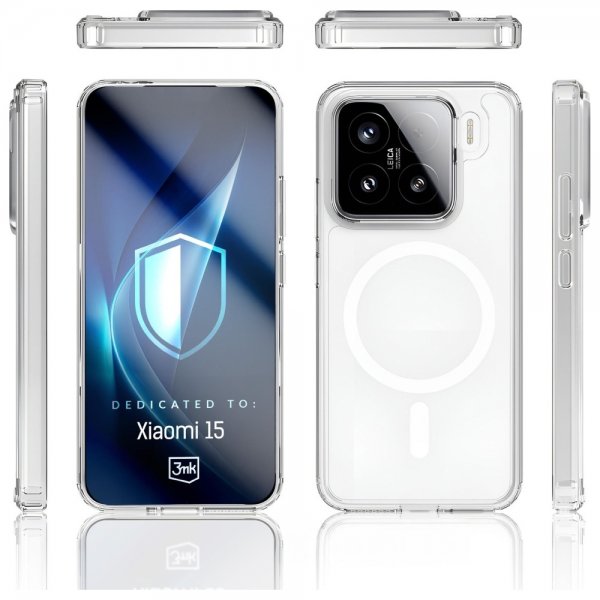 3mk Xiaomi 15 Skal Armor MagCase Transparent