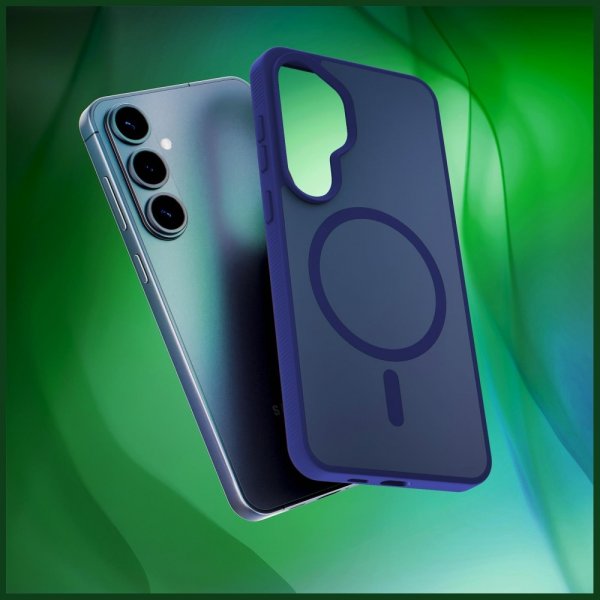3mk Samsung Galaxy S26 Skal Smoke MagCase Blå
