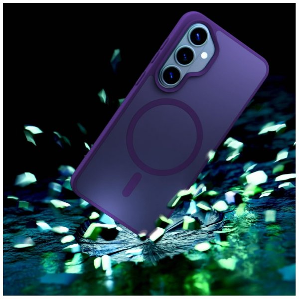 3mk Samsung Galaxy S26 Skal Smoke MagCase Lila
