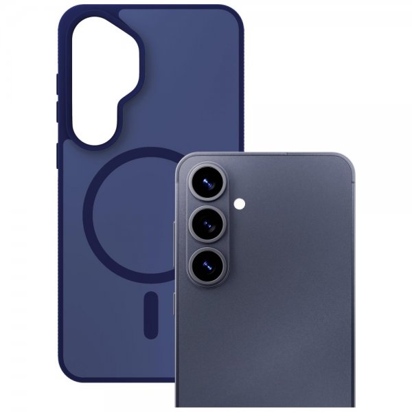 3mk Samsung Galaxy S26 Plus Skal Smoke MagCase Blå