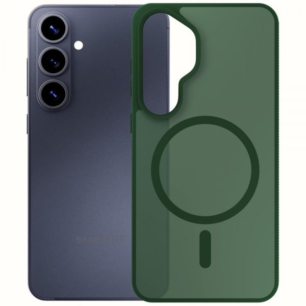 3mk Samsung Galaxy S26 Plus Skal Smoke MagCase Grön