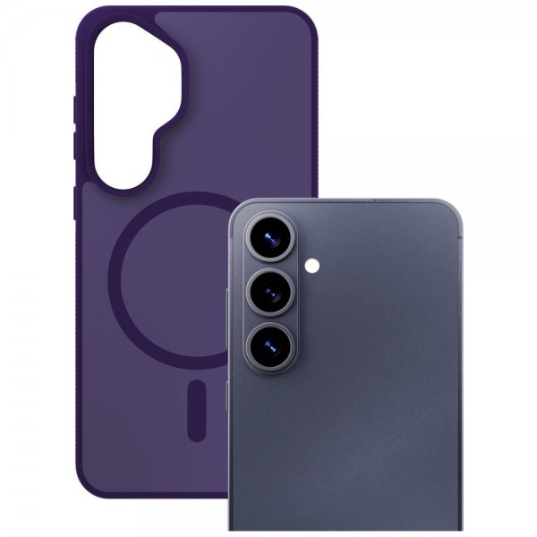 3mk Samsung Galaxy S26 Plus Skal Smoke MagCase Lila