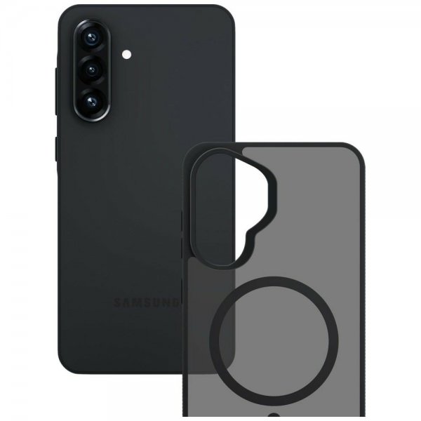 3mk Samsung Galaxy A37 Skal Smoke MagCase Svart