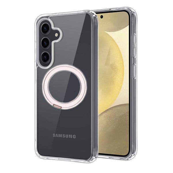 Samsung Galaxy S24 Plus Skal Roterbart MagSafe Stativ Transparent
