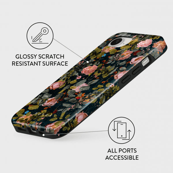 Burga iPhone 16e/iPhone 17e Skal Tough Bloomy Garden