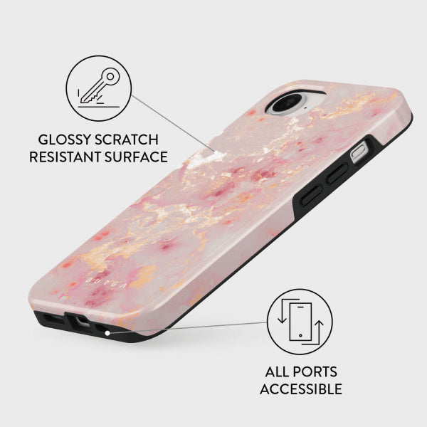 Burga iPhone 16e/iPhone 17e Skal Tough Golden Coral