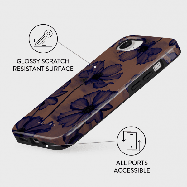 Burga iPhone 16e/iPhone 17e Skal Tough Velvet Night