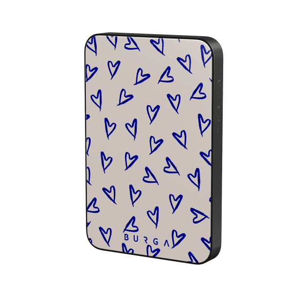 Burga Powerbank MagSafe 5000 mAh Love Me Right Grå