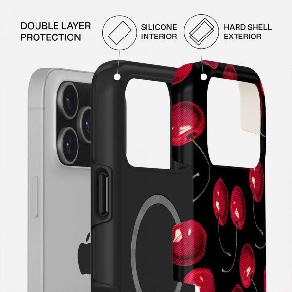 Burga iPhone 17 Pro Max Skal Tough MagSafe Cherrybomb