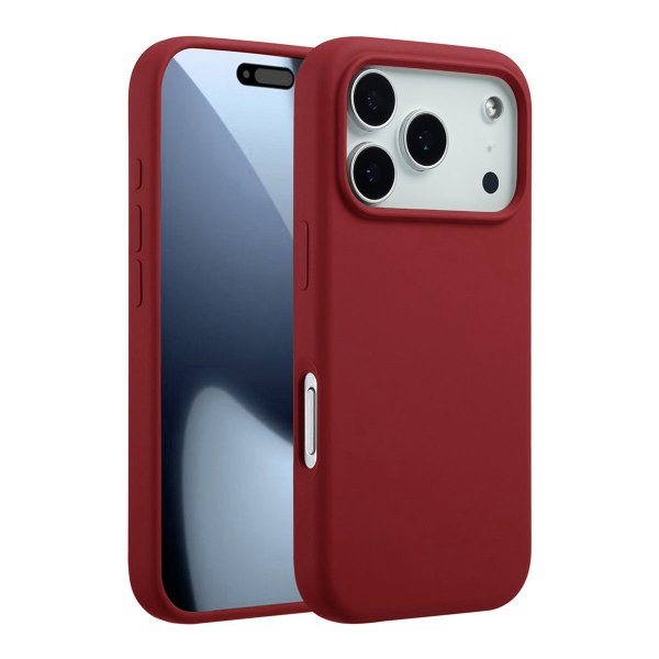 Rvelon iPhone 17 Pro Skal Silikon MagSafe Röd