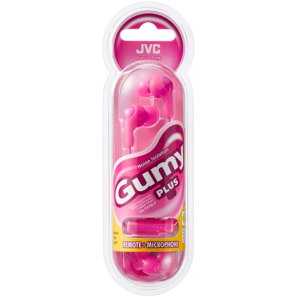 JVC Hörlurar FX7M Gumy Plus In-Ear Mic Rosa