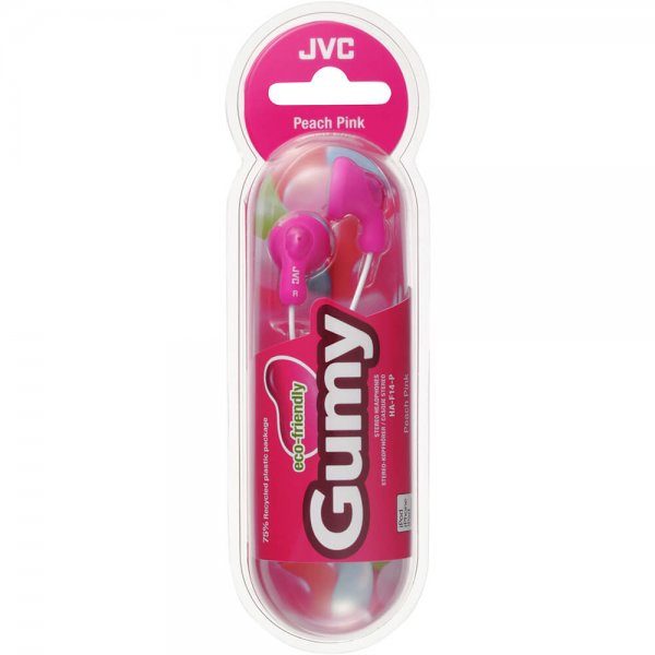JVC Hörlurar F14 Gumy In-Ear Rosa