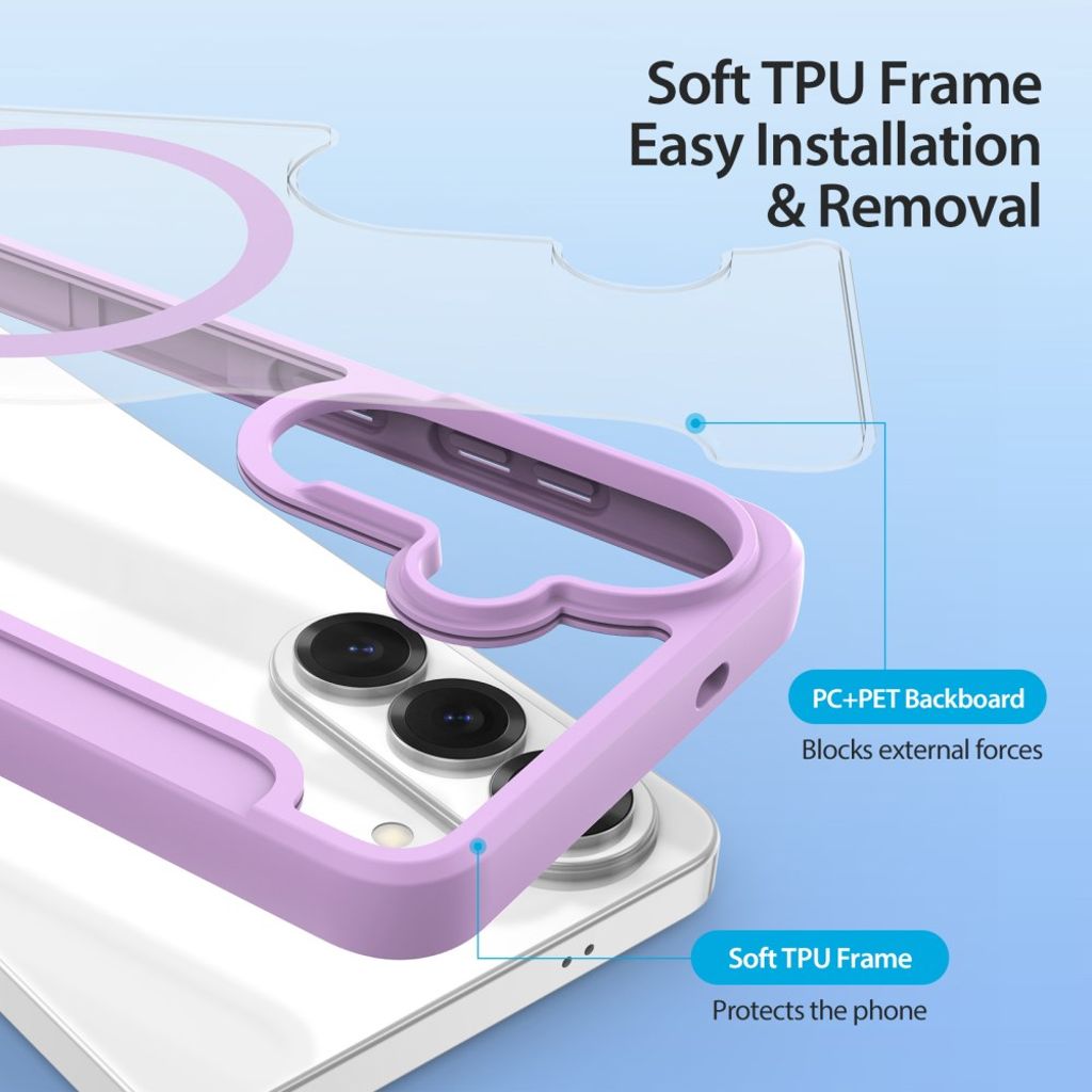 Dux Ducis Samsung Galaxy S26 Fodral Skin X Pro Series MagSafe Lila