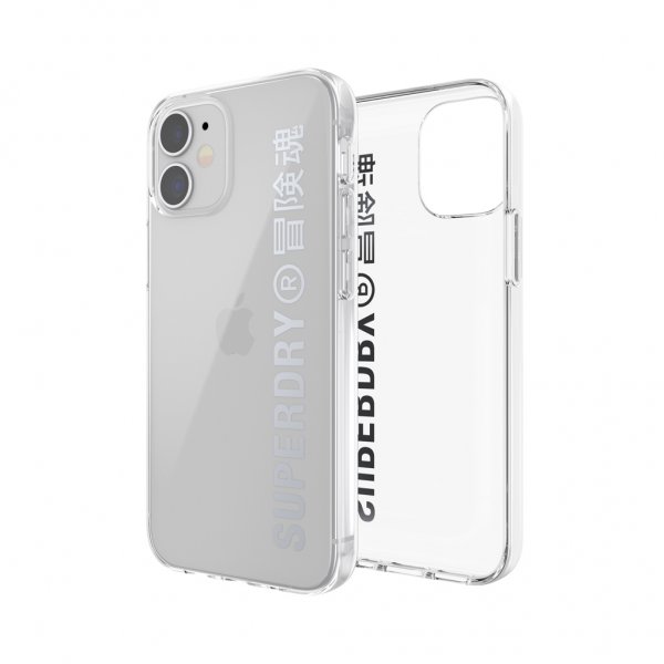 Superdry iPhone 12 Mini Skal Snap Case Clear Silver