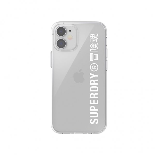 Superdry iPhone 12 Mini Skal Snap Case Clear Vit