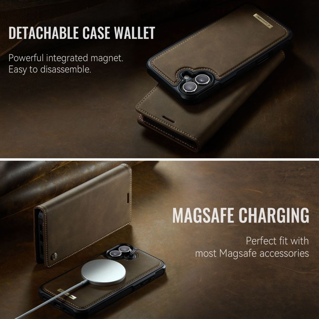 CaseMe iPhone 17 Fodral C49 Series Brun